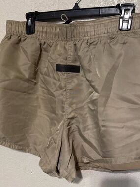 Essentials Men’s Athletic Shorts — Tan